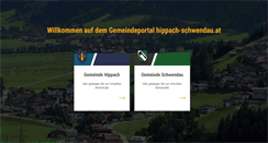 Desktop Screenshot of gemeinde-hippach.at